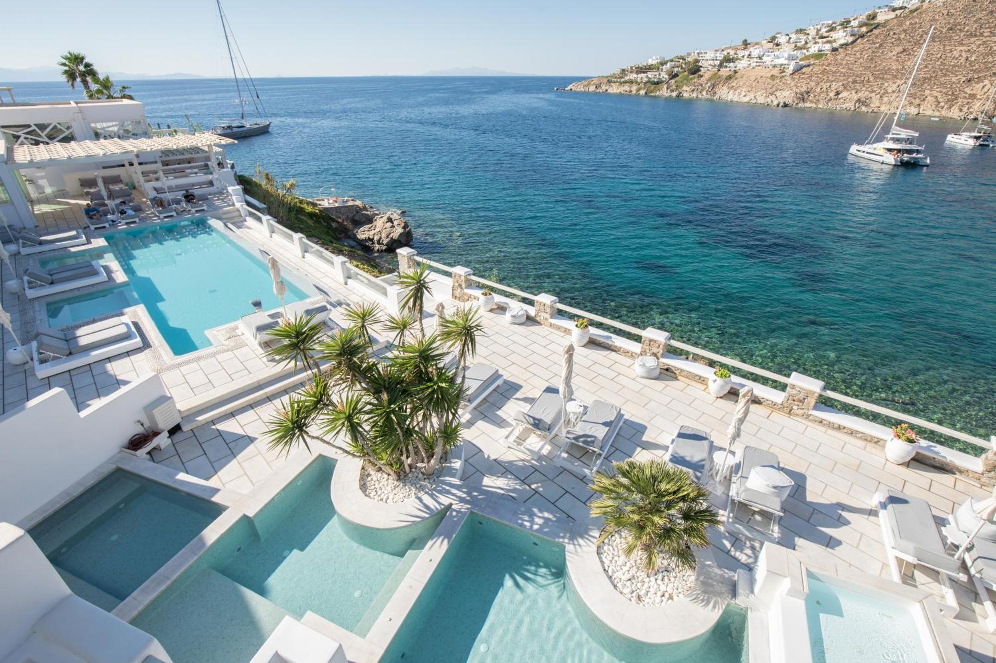 Nissaki Boutique Hotel Platys Gialos  Exteriör bild